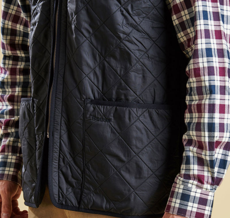 Barbour&reg; Polarquilt Zip-In Liner - BLACK image number 3